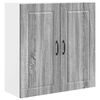 vidaXL Arm&aacute;rio de Parede PORTO Cinza Sonoma 80 x 31 x 80 cm