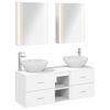 vidaXL Conjunto de M&oacute;veis para Banheiro 5 unid. Branco