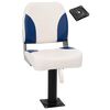 vidaXL Assento de barco com pedestal rotativo a 360&deg;