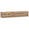 vidaXL Gabinete para TV 147 x 34,5 x 27 cm Carvalho Arttisan