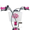 vidaXL Bicicleta Infantil 18 Polegadas para 5-7 anos Rosa Escuro