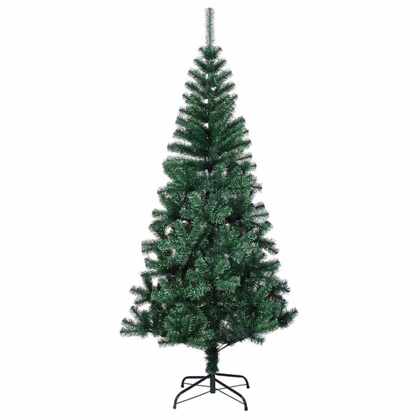 vidaXL &Aacute;rvore de Natal Artificial Pr&eacute;-iluminada Verde 120 cm