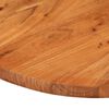 vidaXL Tampo de mesa oval 100x40x3,8 cm madeira de ac&aacute;cia maci&ccedil;a