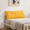 vidaXL Travesseiro para Costas Amarelo Claro 120 x 50 cm