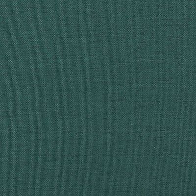 vidaXL Banco 110x76x80 cm tecido verde-escuro