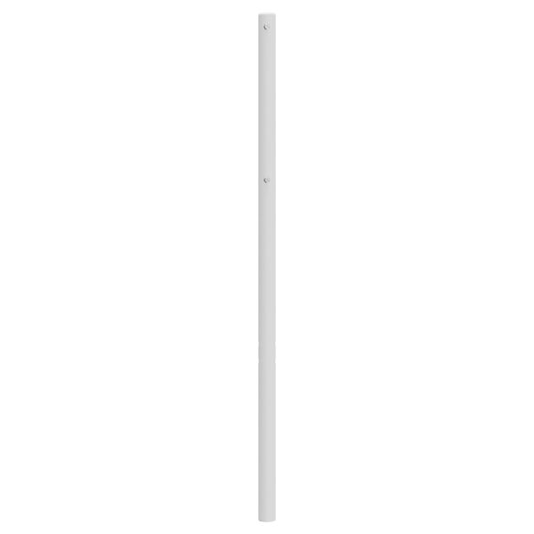 vidaXL Cabeceira de substitui&ccedil;&atilde;o 120 cm metal branco
