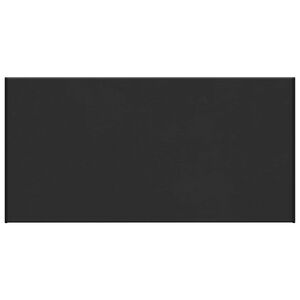 vidaXL Soleira de Janela Preto com veios de madeira 60 x 45 x 4,5 cm