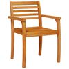 vidaXL Cadeiras de jardim 2 pcs 59x55x85 cm madeira de ac&aacute;cia maci&ccedil;a