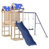 vidaXL Conjunto de brincar p/ exterior madeira de pinho maci&ccedil;a