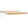 vidaXL Estrutura de Toldo Amarelo e Branco 400 &times; 300 cm