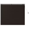 vidaXL Cortina Veneziana Marrom Escuro 145 x 130 cm 35 mm