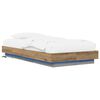 vidaXL Estrutura de Cama com LED Carvalho Artisian 80 x 200 cm