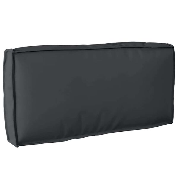 vidaXL Almofada de palete para encosto Preto 80 x 40 x 12 cm