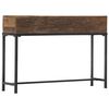 vidaXL Mesa consola 120x30x80 cm madeira recuperada maci&ccedil;a
