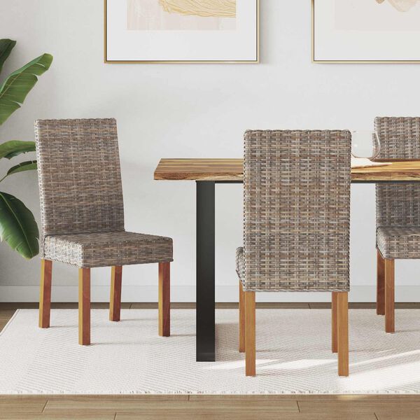 vidaXL Cadeira de jantar 2 pcs Cinza Kubu 45 x 54 x 93 cm