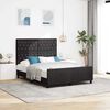 vidaXL Cama Box com cabeceira Preto 140 x 190 cm Veludo