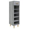 vidaXL Sapateira 30x35x105 cm derivados de madeira cinzento sonoma