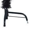 vidaXL Árvore de Natal Artificial Pré-iluminada Preto 120 cm PVC