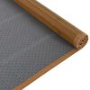 vidaXL Tapete retangular 80x1000 cm bambu castanho