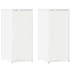 vidaXL Sapateiras 2 pcs 32x35x70 cm contraplacado branco