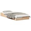 vidaXL Estrutura da Cama Castanho 90 x 220 cm