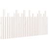 vidaXL Cabeceira de parede 166x3x80 cm madeira de pinho maci&ccedil;a branco