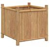 vidaXL Vaso/floreira de jardim 50x50x50 cm bambu