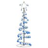 vidaXL &Aacute;rvore de Natal LED com Baubles 100 LEDs Branco Quente 150 cm