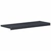 vidaXL Soleira de Janela Antracite com veios de madeira PVC