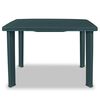 vidaXL Mesa de jardim 101x68x72 cm plástico verde