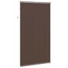 vidaXL Cortina Veneziana Marrom Escuro com Padr&atilde;o 213 x 110 cm PVC