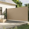 vidaXL Toldo lateral retr&aacute;til 200x600 cm bege