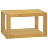 vidaXL Arm&aacute;rio de parede p/ casa de banho 60x45x35 cm teca maci&ccedil;a
