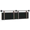 vidaXL Cabeceira Suspensa Cinzento 190 x 55 x 5 cm PU Antigo