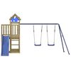vidaXL Conjunto de brincar para exterior madeira de pinho impregnada