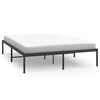 vidaXL Estrutura de cama 140x200 cm metal preto