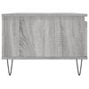vidaXL Mesa de centro 90x50x36,5 cm derivados madeira cinzento sonoma