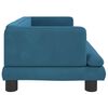 vidaXL Cama para c&atilde;es 80x45x30 cm veludo azul