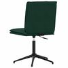 vidaXL Cadeiras de jantar 2 pcs veludo verde-escuro