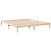 vidaXL Cama extra longa sem colch&atilde;o 180x210 cm madeira de pinho maci&ccedil;a