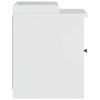 vidaXL Banco de entrada SANDNES Branco 45x40x50 cm pinho maciço