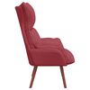 vidaXL poltrona Vinho Vermelho 69 x 74 x 93 cm Couro Artificial