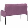 vidaXL Sof&aacute;s com almofada 110cm Roxo Contraplacado