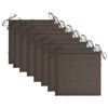 vidaXL Cadeiras de jardim dobráveis 8 pcs c/ almofadões acácia maciça