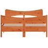 vidaXL Cama sem colch&atilde;o 150x200 cm madeira pinho maci&ccedil;a castanho-mel