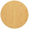 vidaXL Tampo de mesa &Oslash;50x4 cm bambu