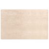 vidaXL Passadeira MARSA Creme 150 x 230 cm Poli&eacute;ster e PVC