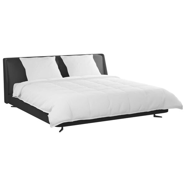 vidaXL Conjunto de Edredom com travesseiro 3 pcs Branco Pena de ganso