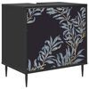 vidaXL Arm&aacute;rio de Banheiro DOKKUM Carvalho Preto 60 x 40 x 61 cm