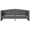 vidaXL Sof&aacute;-cama c/ sa&iacute;da USB 90x200 cm veludo cinzento-escuro